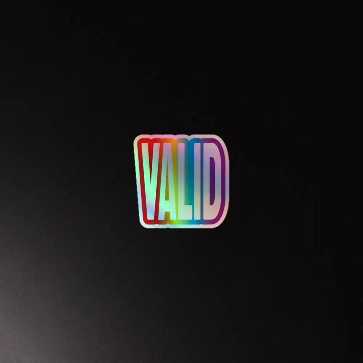 VALID Holographic Sticker product image (2)