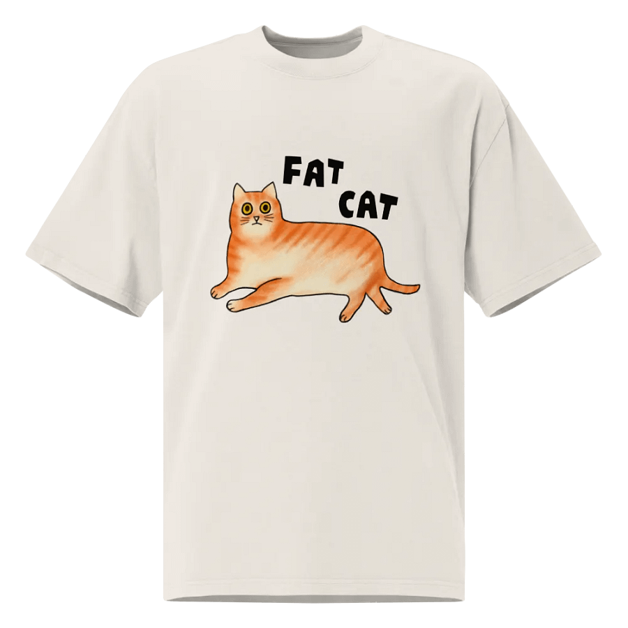 Fat Cat - Oversized Faded T-Shirt product image (3)
