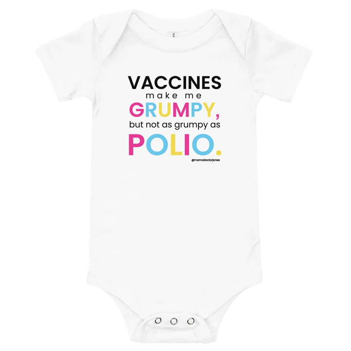 Polio Baby Onesie - White product image (1)