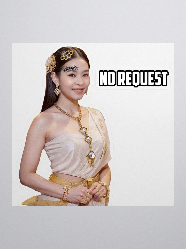 NO REQUEST Sticker product image (1)