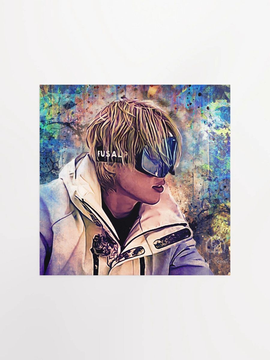 BTS - Snowboarding Jimin (Unframed) - Designed by ChimberArt product image (3)