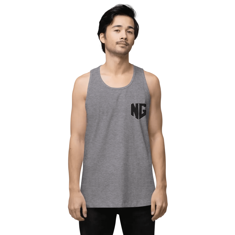 N.E.W. Gaming Muscle Tank - Black Logo (Embroidered) product image (4)