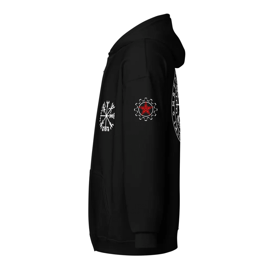 Vegvísir (The Wayfinder) Zip Hoodie product image (10)