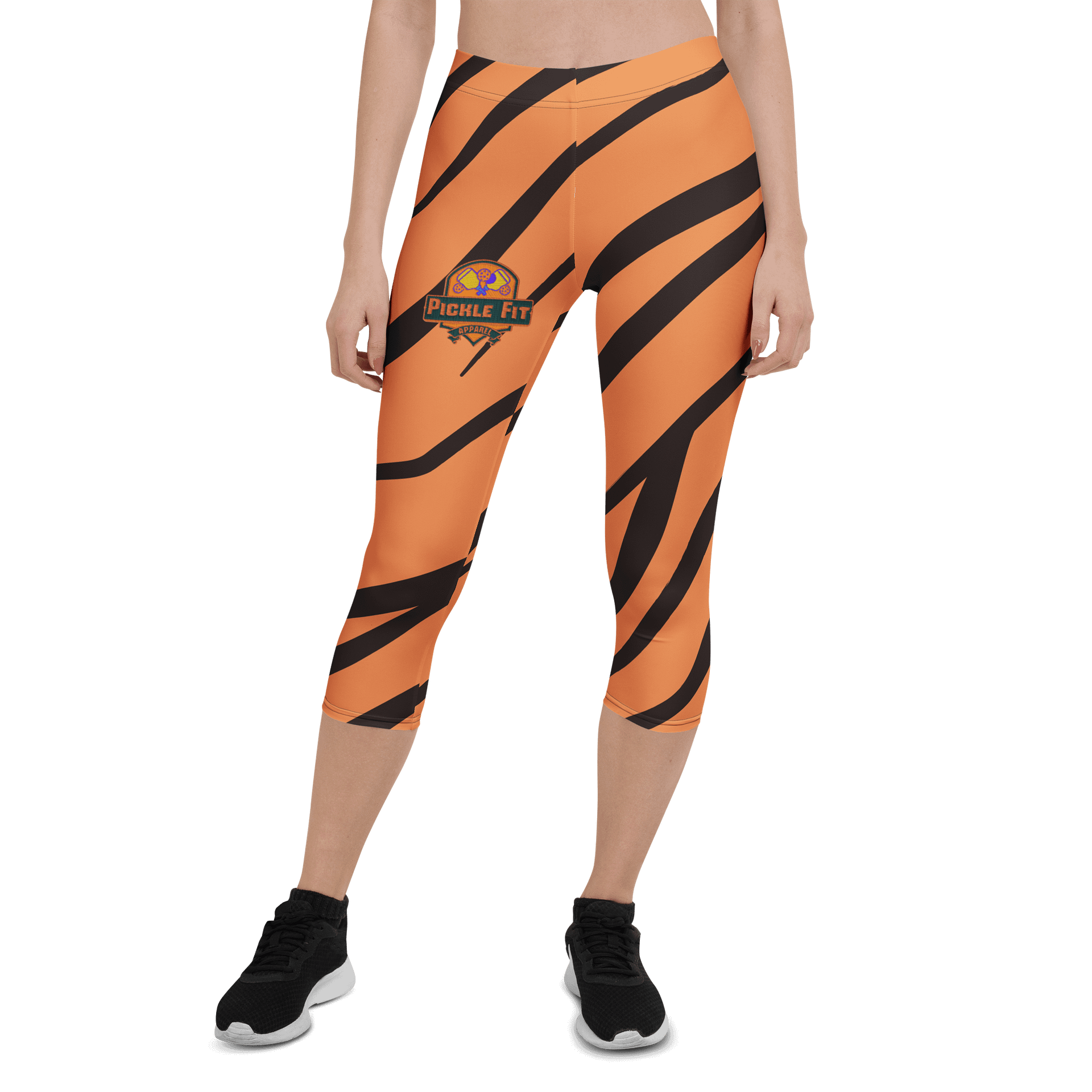 Tiger Stripes All-Over Capri Leggings product image (1)