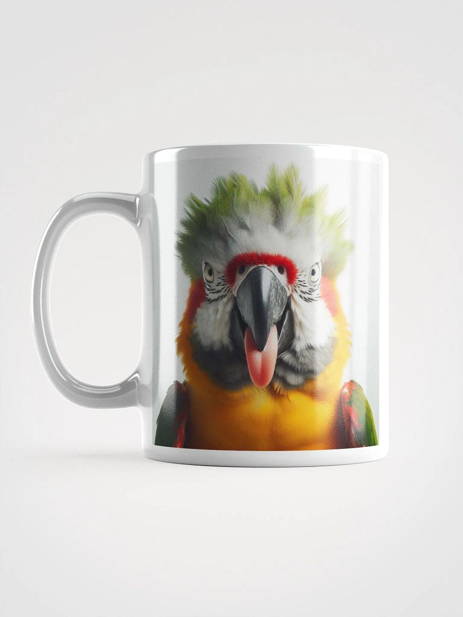 Rude Parrot #Humorous Mug - White product image (6)