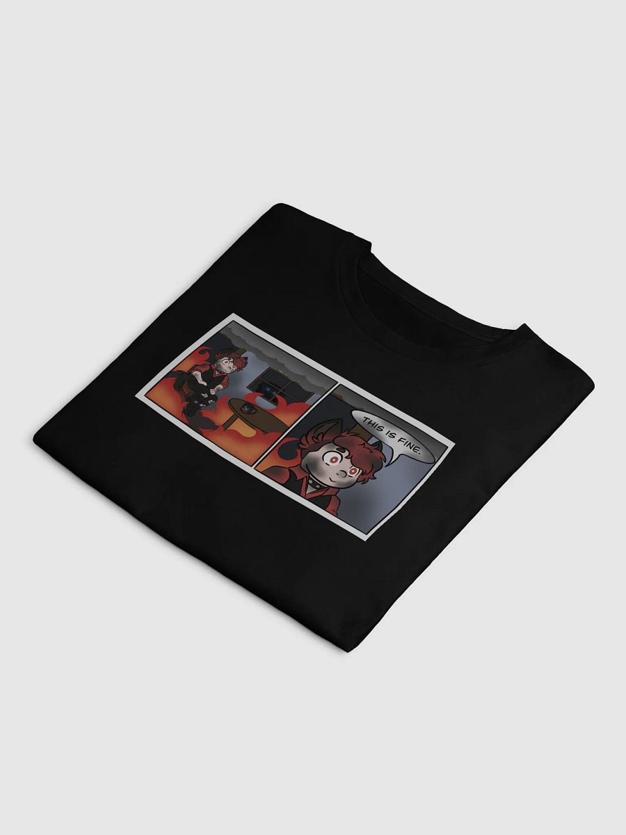 Premium Crop Top - This Is Fine Meme product image (4)