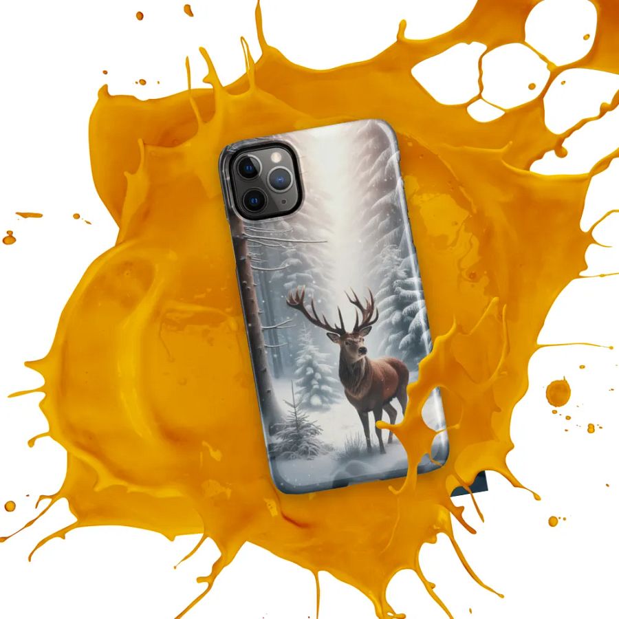 Majestic Deer Snowy Forest iPhone® Snap Case product image (53)