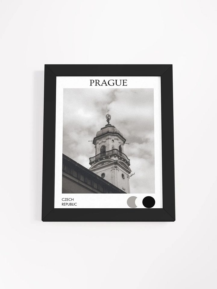 Spires of Prague I - Black & White / Framed product image (1)