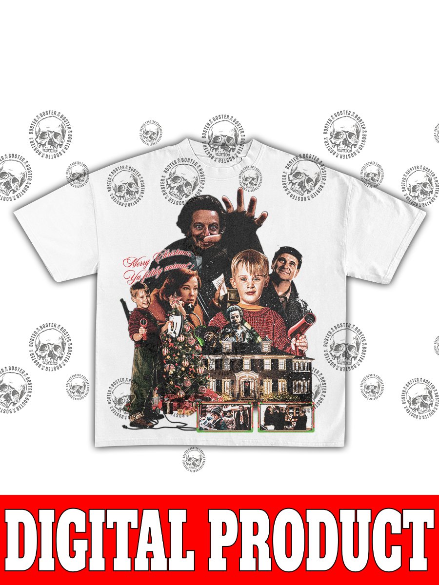 Home Alone Movie Vintage Christmas Bootleg Graphic product image (2)