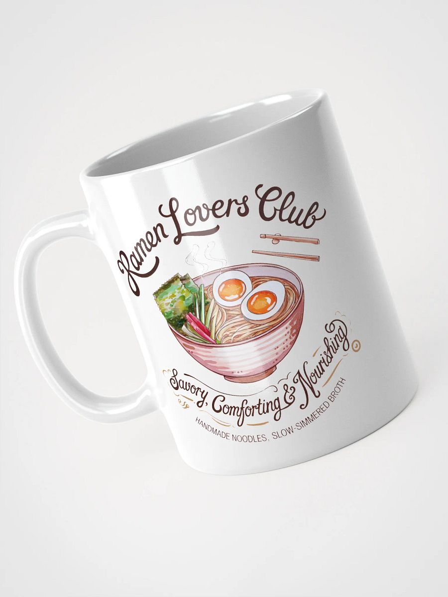 Ramen Lovers Club White Glossy Mug product image (7)