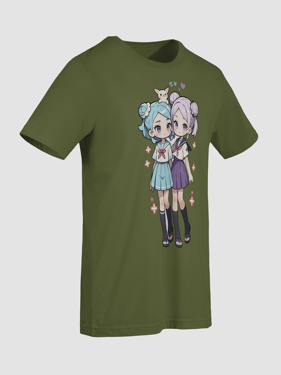 Anime School Girls Graphic Tee product image (90)