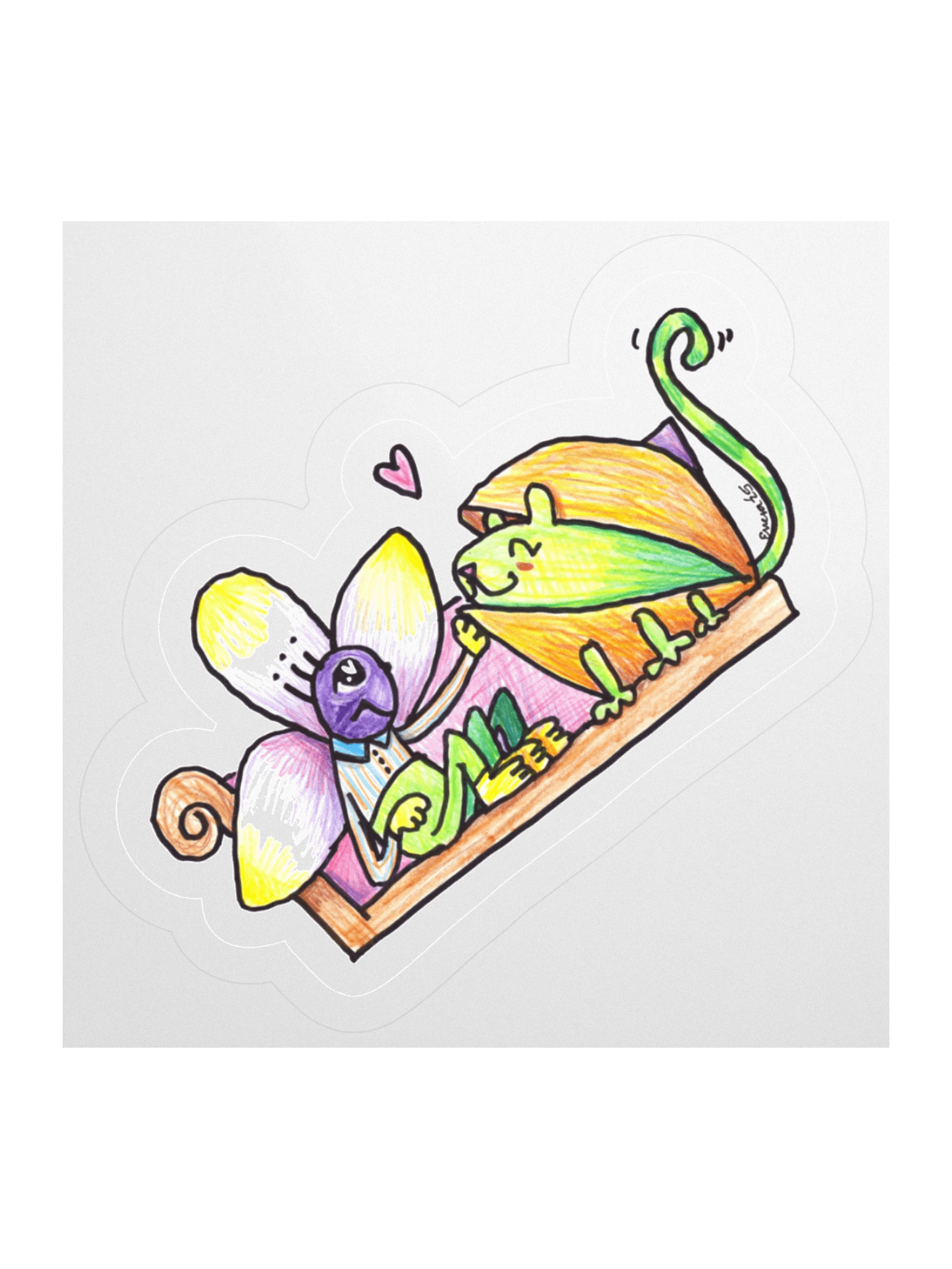 Orchid Pistachio Pie Sticker product image (1)