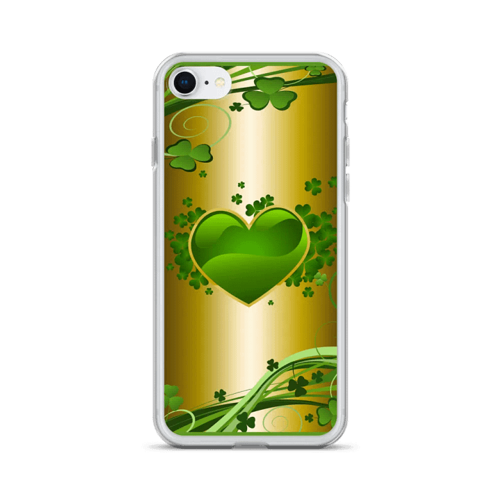 Shamrock Love Clear iPhone Case product image (24)