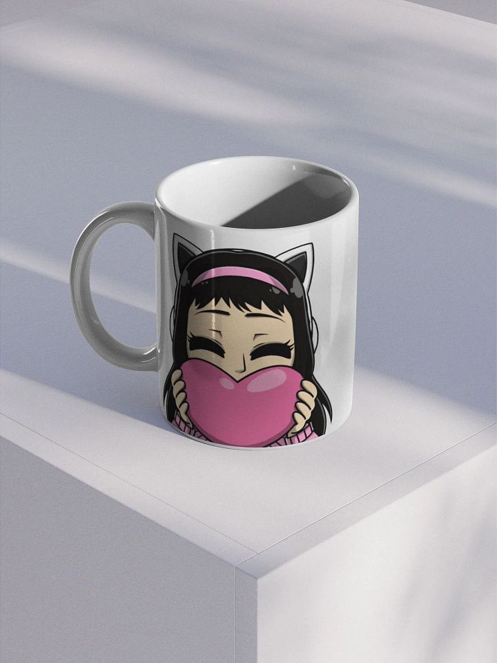 Finny Heart Glossy Mug product image (1)
