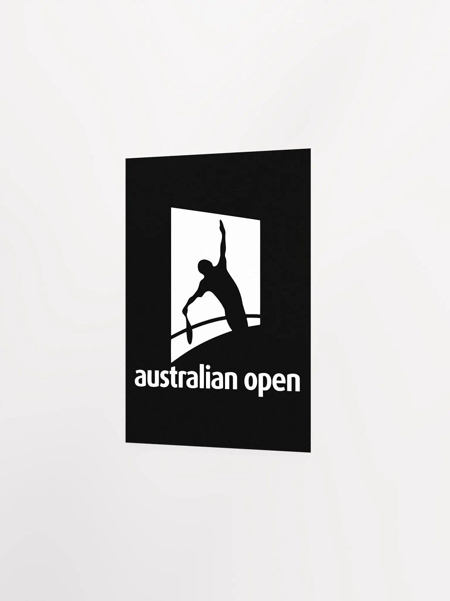 Australian Open Silhouette Tennis Poster product image (20)