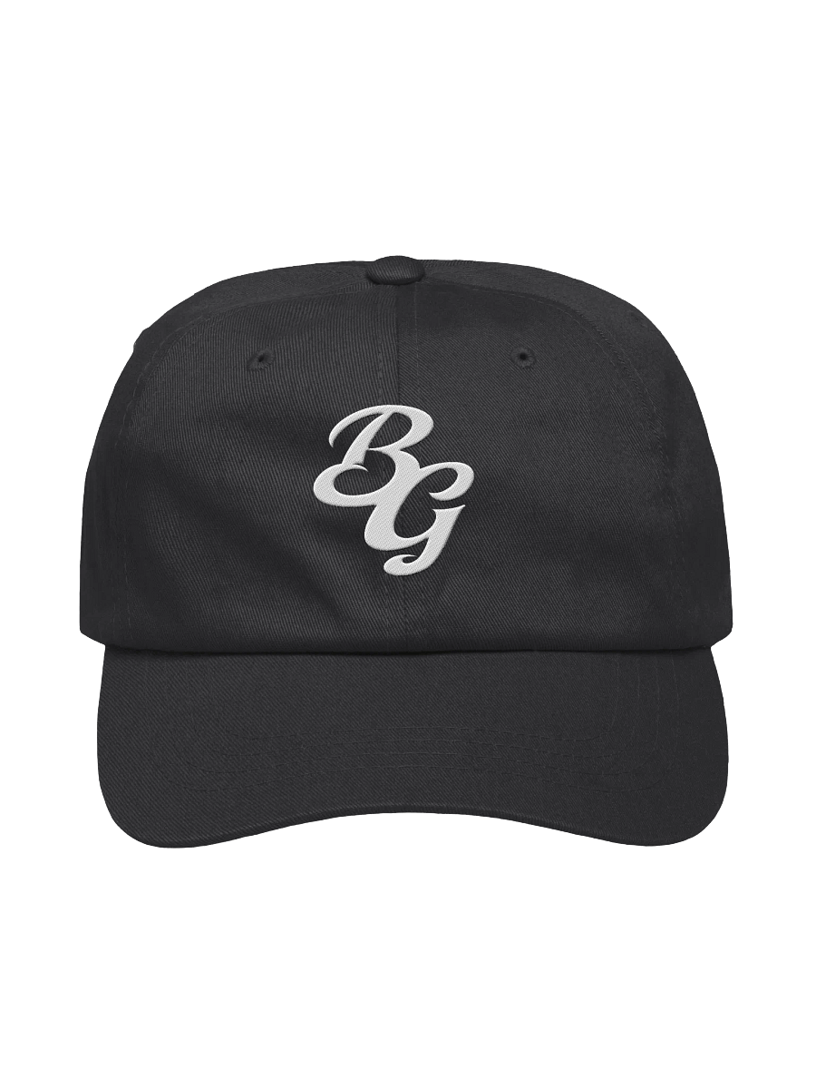 Script Initial - Black / White Dad Hat product image (1)