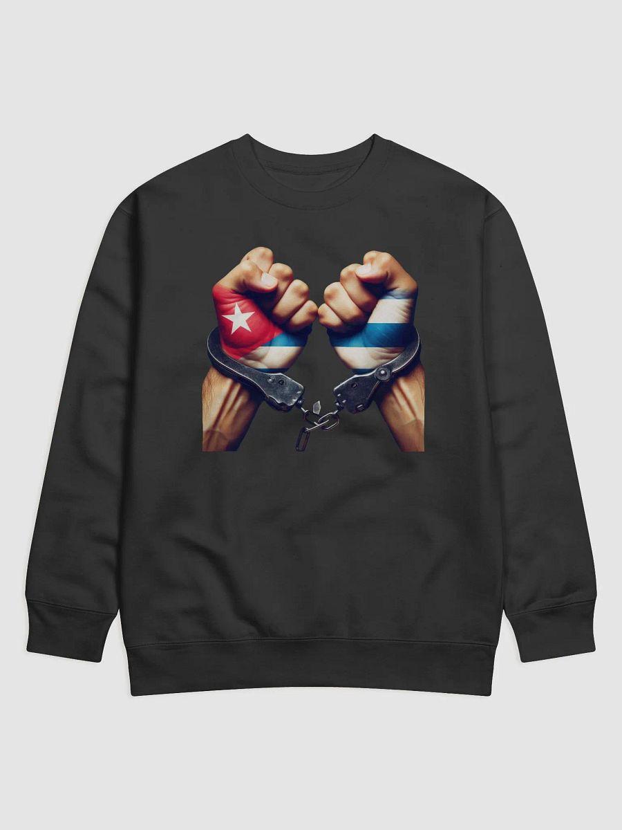 Cuban Flag Freedom Fist Premium Sweatshirt product image (1)