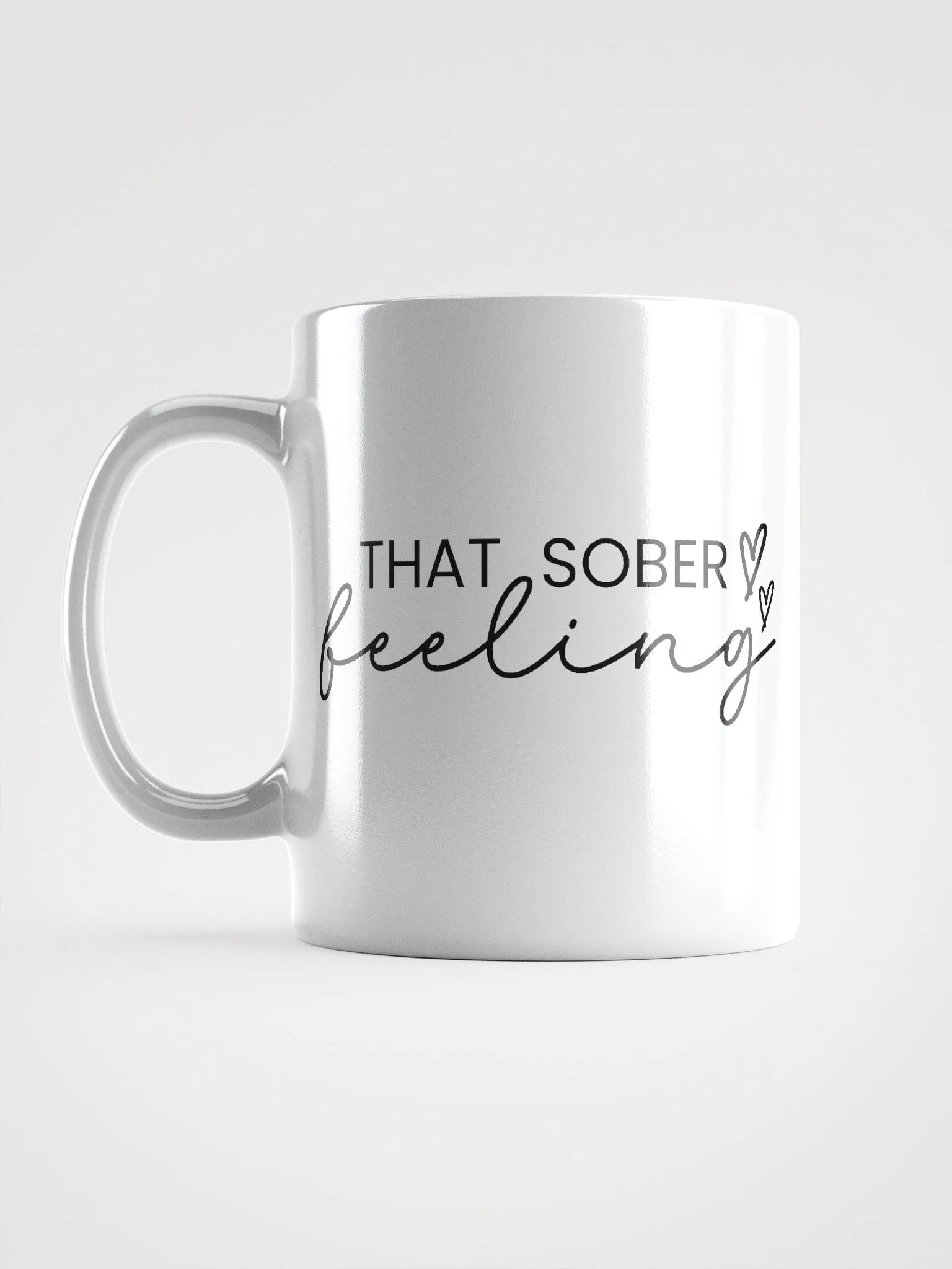 That Sober Feeling, Minimal Addiction Recovery Awareness Mug product image (6)