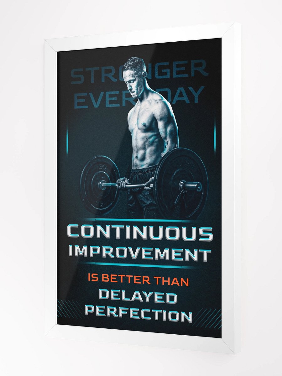 Fitness/Body building Framed Poster - Continuous Improvement product image (2)