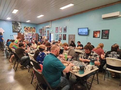 Night one of Final Fantasy prerelease is well underway!