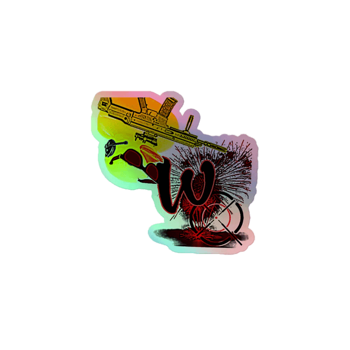 Wakequake Holo sticker product image (1)