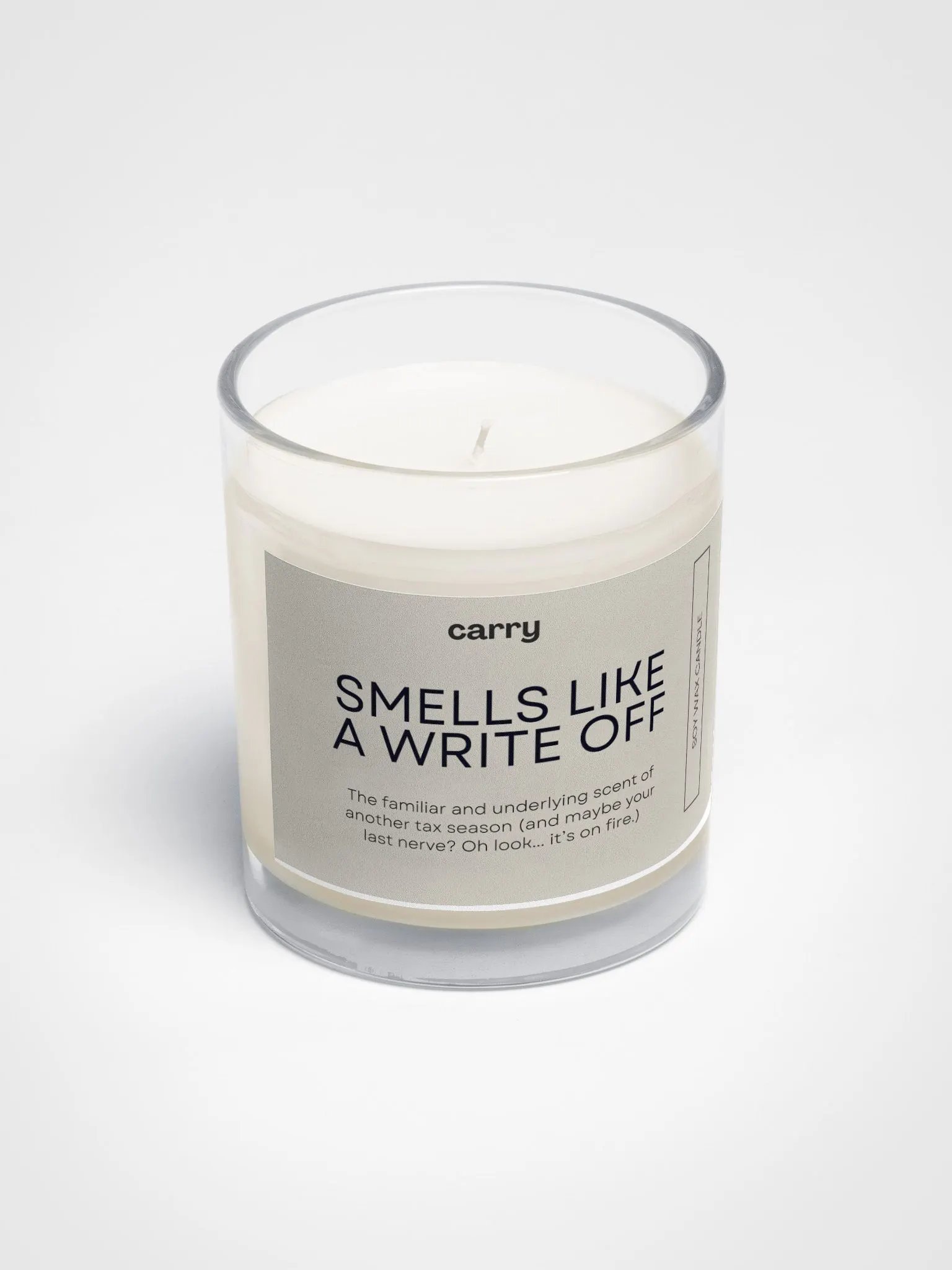 Smells Like A Write Off Candle product image (2)