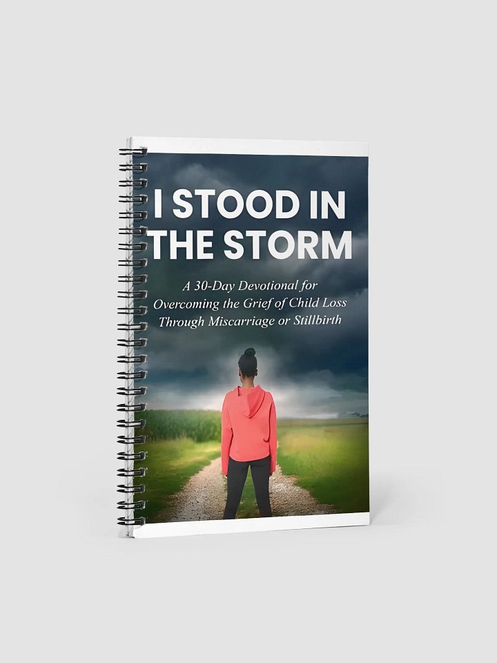 I Stood in the Storm, Reflections Spiral Notebook product image (1)