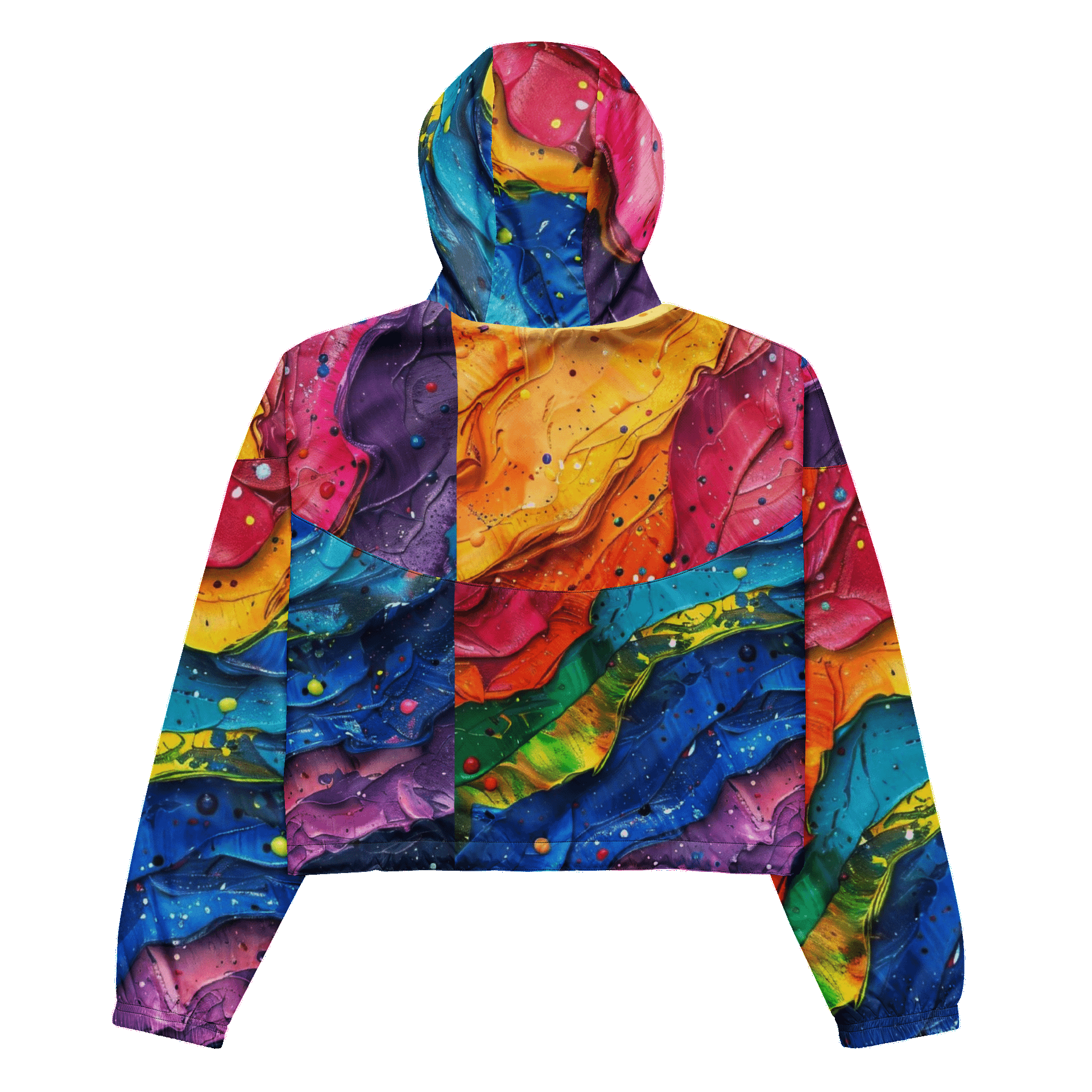 Rainy Day Chic: Women's Cropped Windbreaker product image (3)