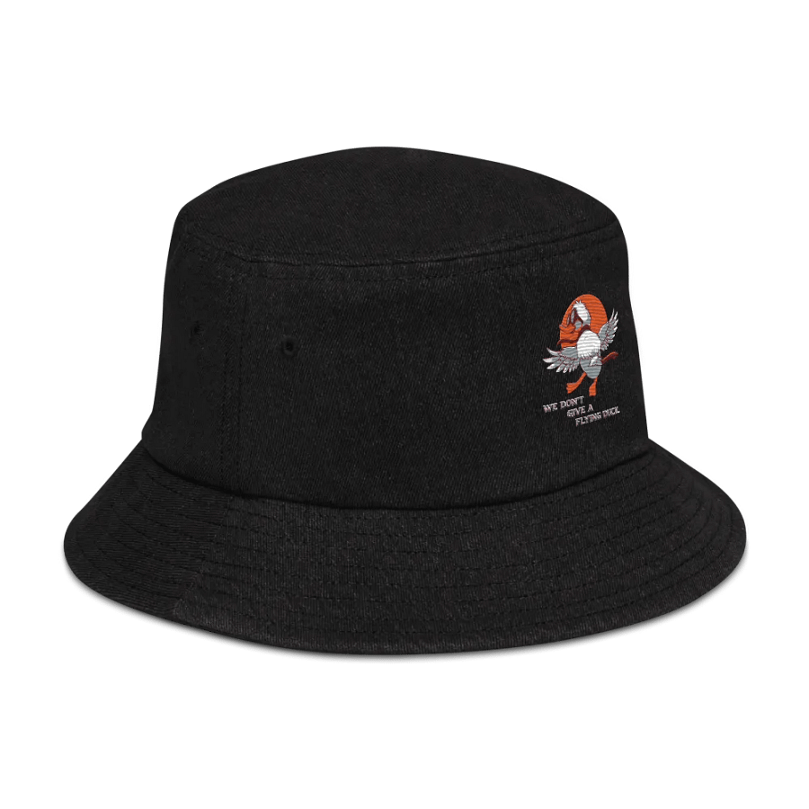 Don't Give A Flying Duck Denim Bucket Hat product image (5)