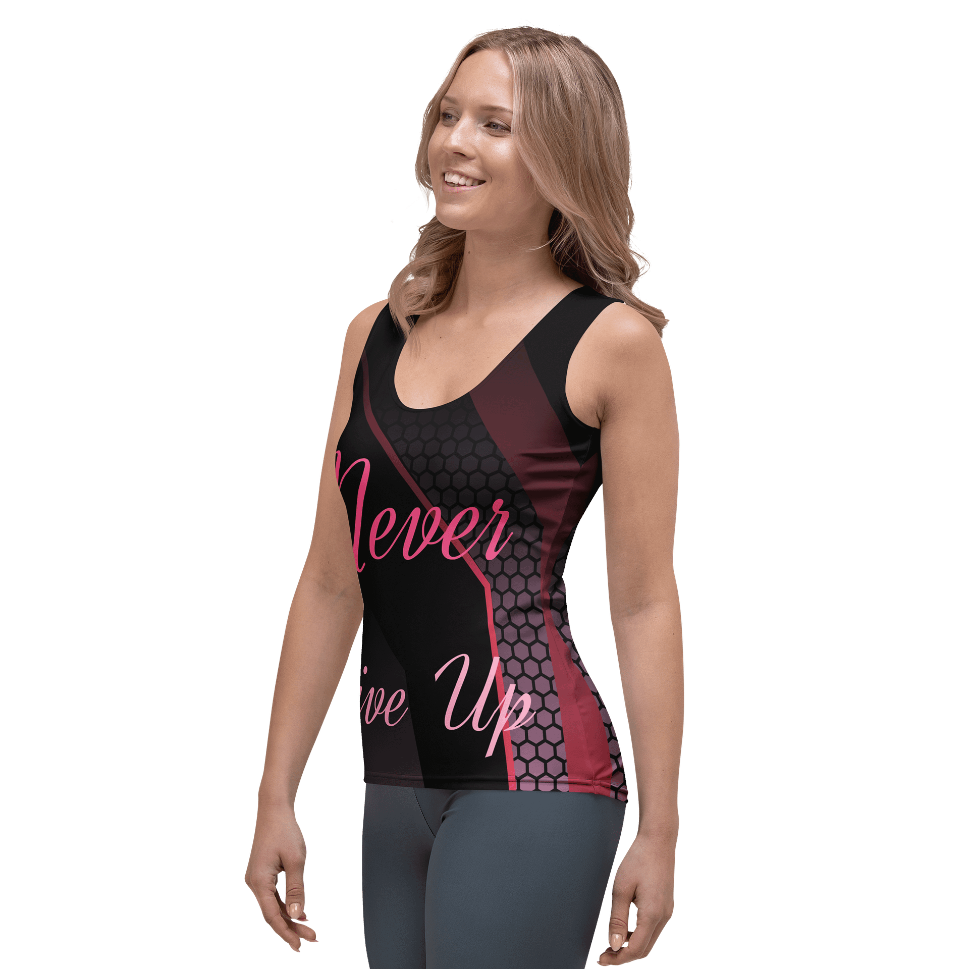 . ORG Never Give Up Women's Geometric Tank Top product image (3)