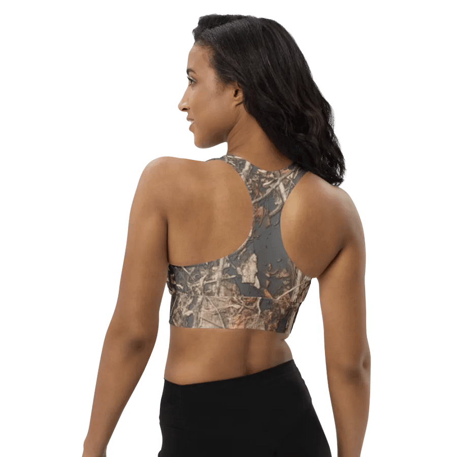Longline Sports Bra - Dead Split - It Happennnns Camo product image (6)
