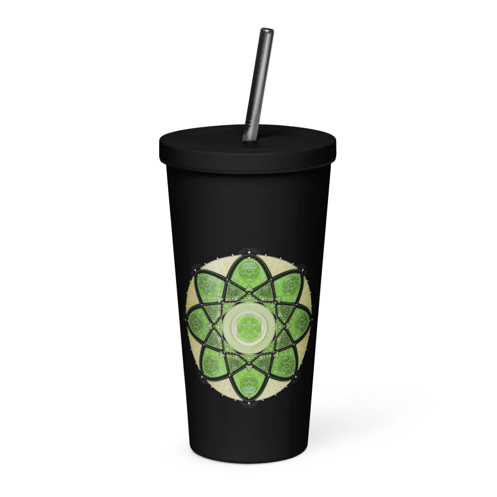 Mandala of Love Tumbler with Straw product image (1)