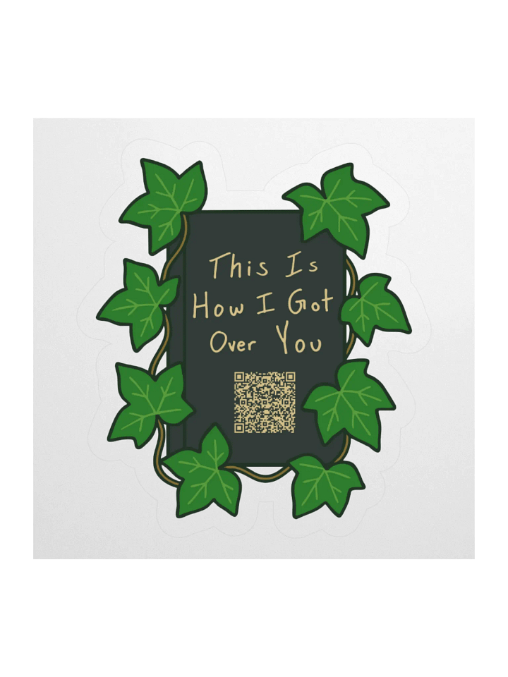 This Is How I Got Over You Cover QR Code Sticker product image (1)