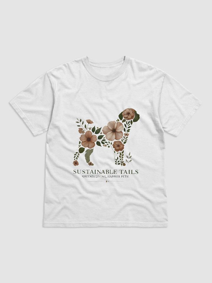 Floral Dog Silhouette: Promoting Sustainable Living product image (1)