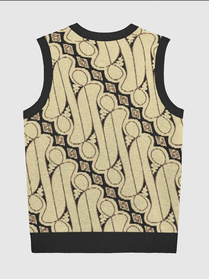 Batik Parang Rusak Knitted Relaxed Vest product image (2)