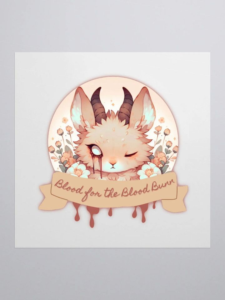 Blood for the blood bun sticker product image (2)