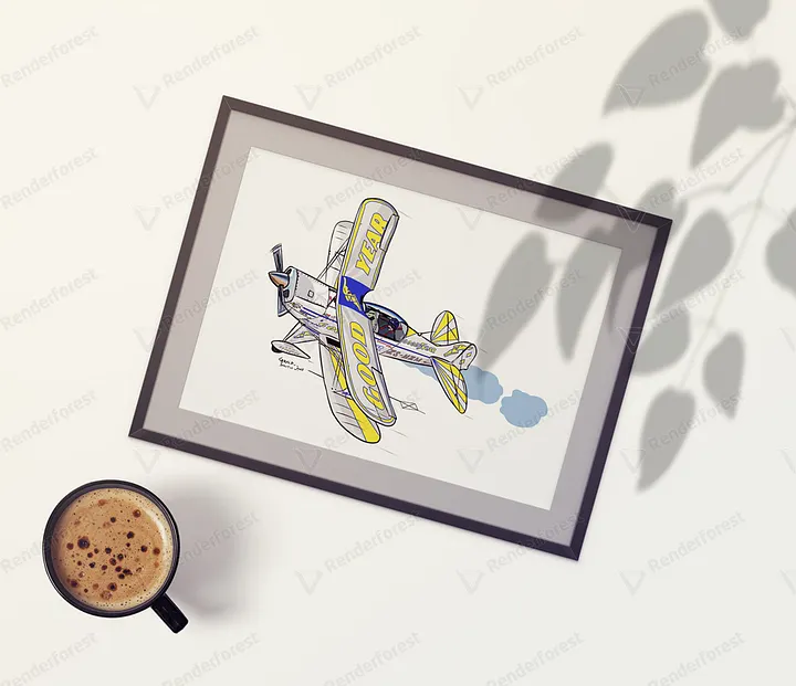 Pitts Special Printable Aviation Wall Art Ideal Pilot Gift product image (2)