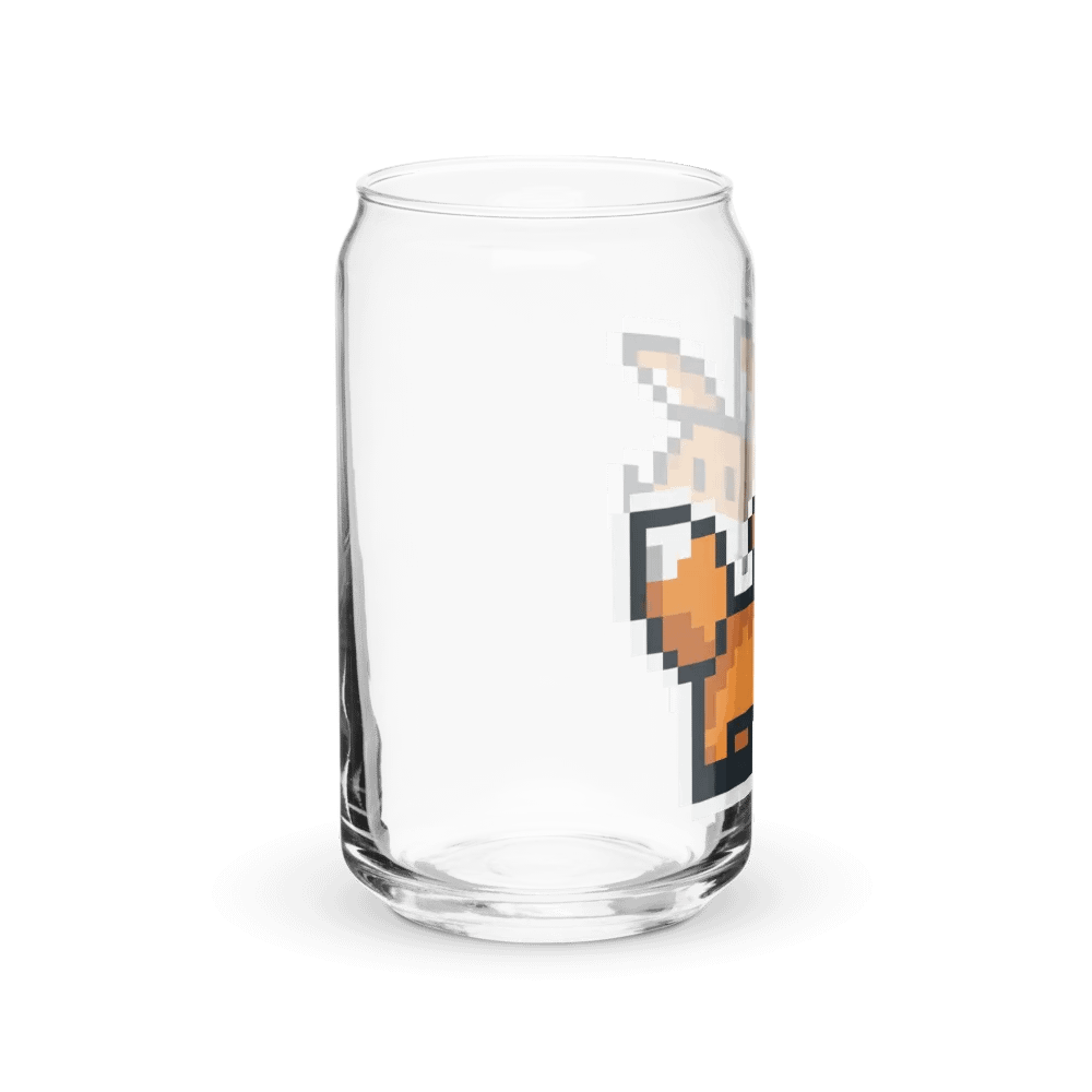Geometric Fox Can-Shaped Glass product image (8)