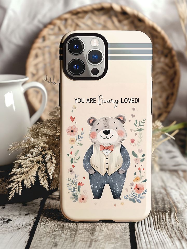 Adorable Bear-Themed iPhone Case product image (1)