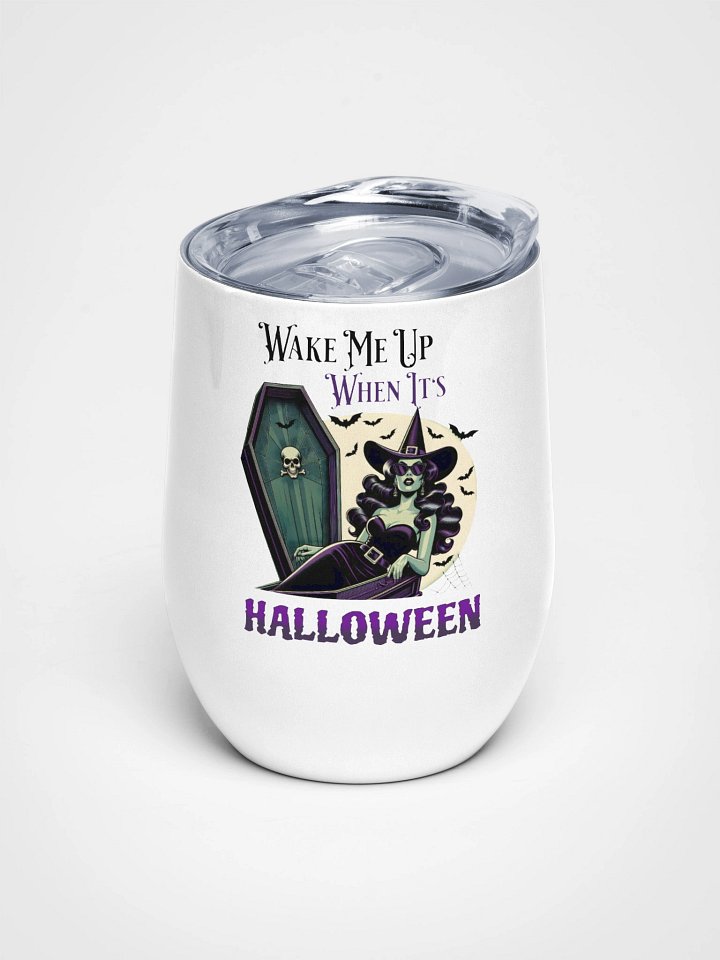 Retro Witch Wine Tumbler product image (1)