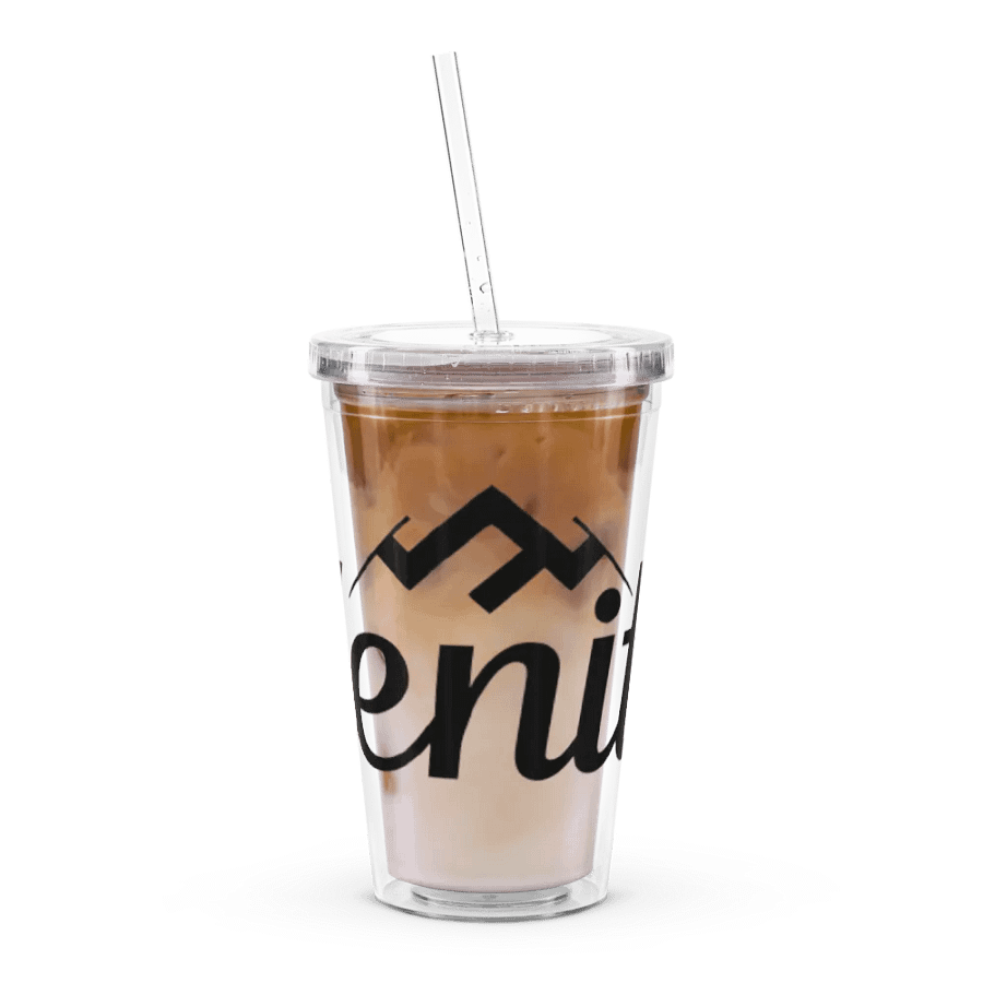 Zenith 16oz Double Wall Insulated Clear Tumbler with Mountain Design product image (10)