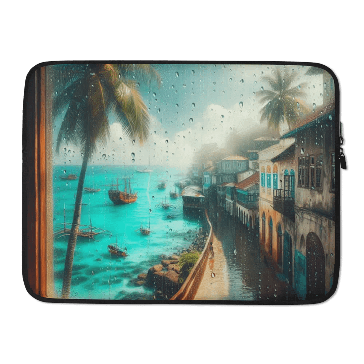 Tropical Rain Laptop Sleeve | AI Design product image (2)