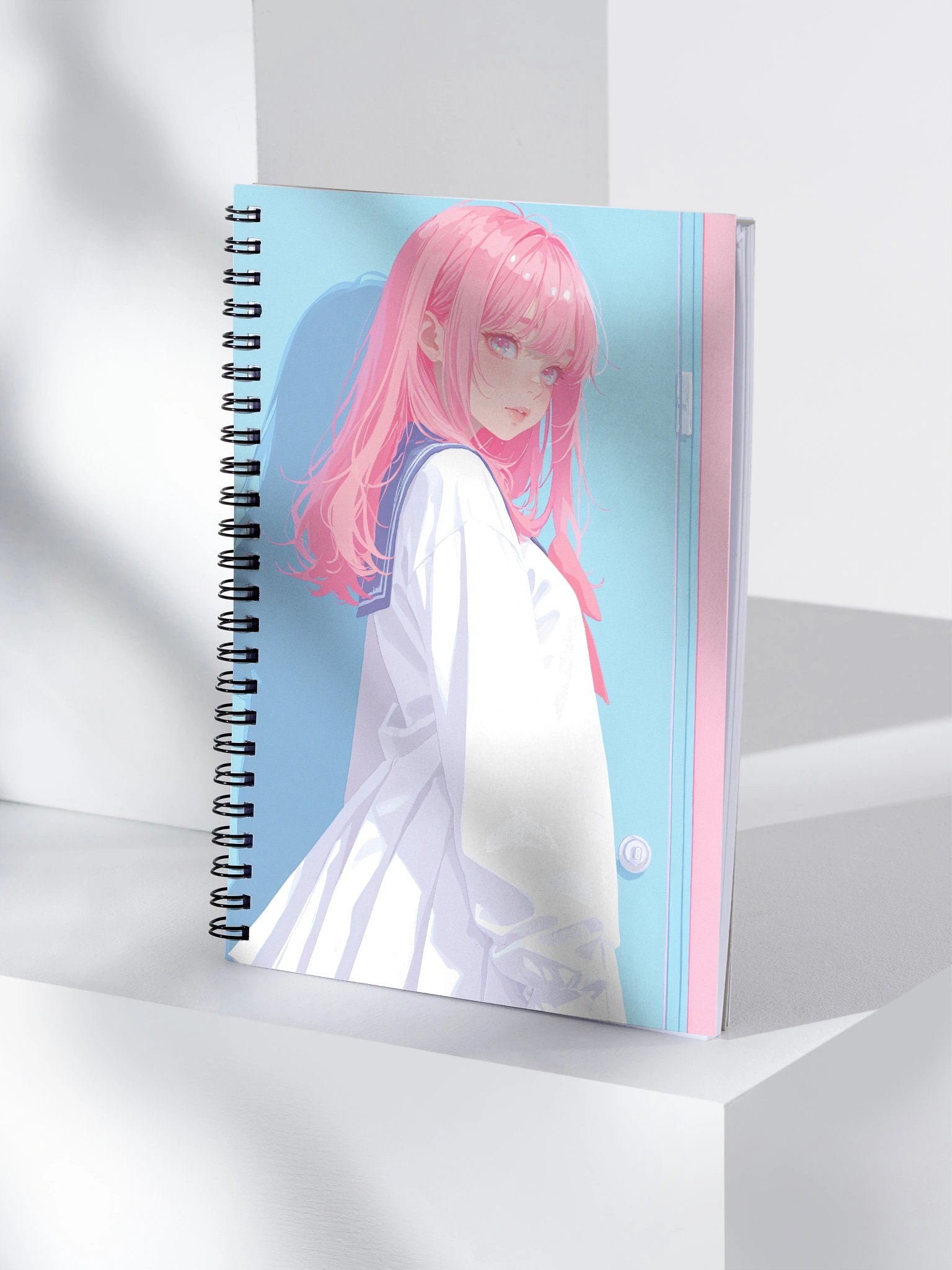 Sailor-Style Pink Hair Notebook product image (4)