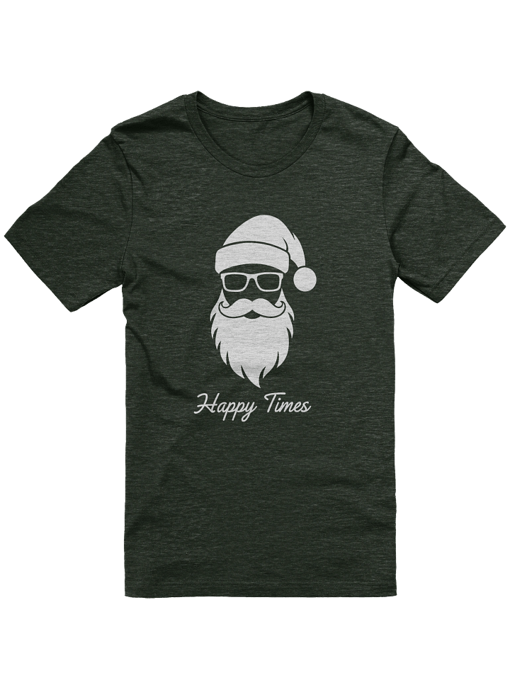 Happy Times Santa T-Shirt – Cool Sunglasses Christmas Tee product image (4)