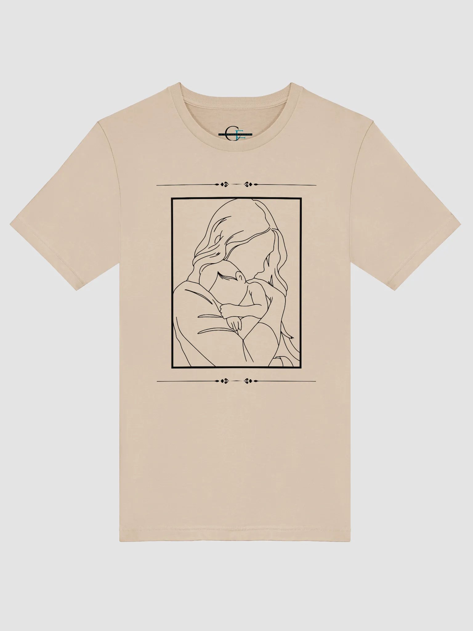 👩‍👧‍👦 “Mama & Me” Black Line Art Tee | Bella+Canvas Unisex Shirt | A Tribute to Motherhood product image (34)