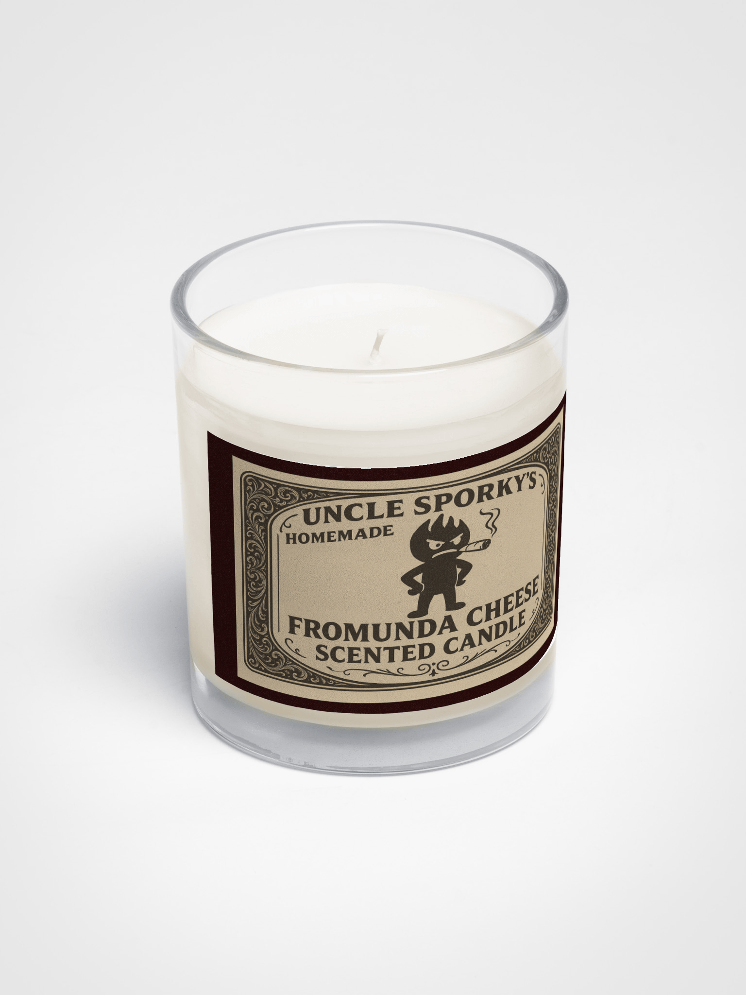 Uncle Sporky's Fromunda Cheese Scented Candle product image (2)