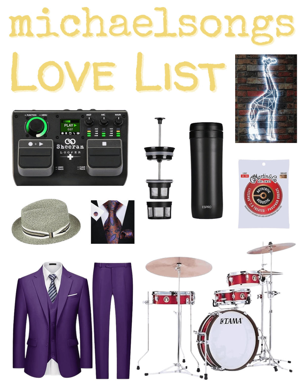 michaelsongs Love List - Link product image (1)