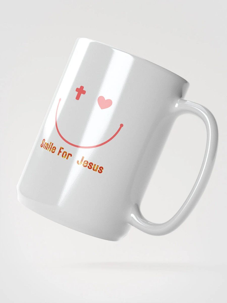 Smile For Jesus White Glossy Mug product image (1)