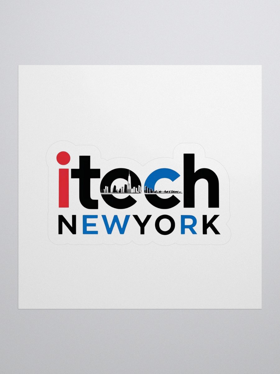 iTechNewYork Logo Kiss Cut Stickers product image (3)