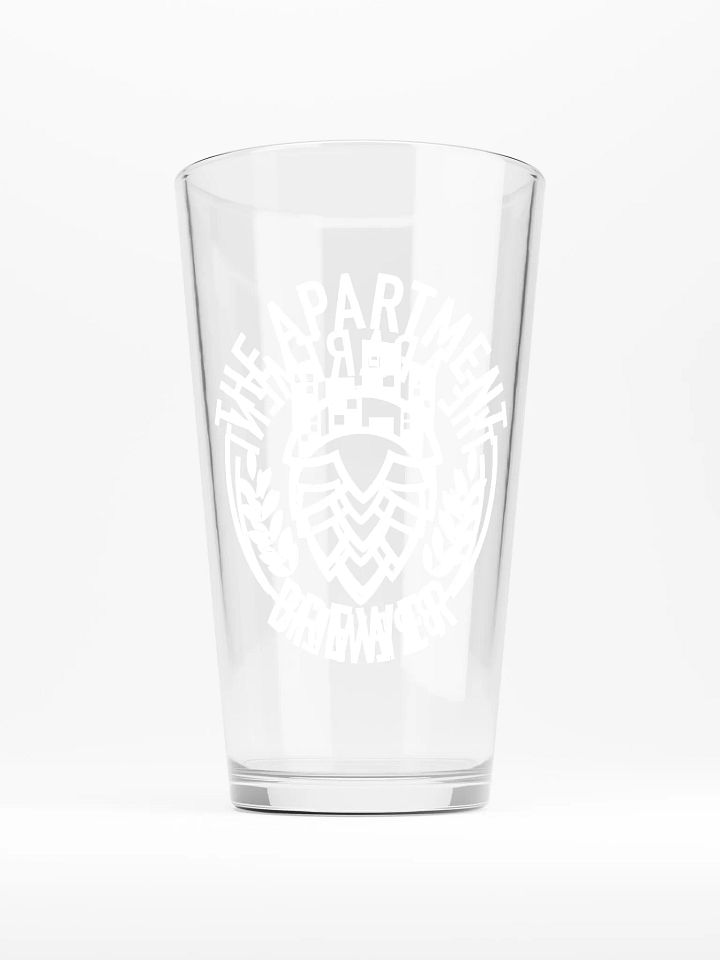 Main Logo Pint Glass (White) product image (1)